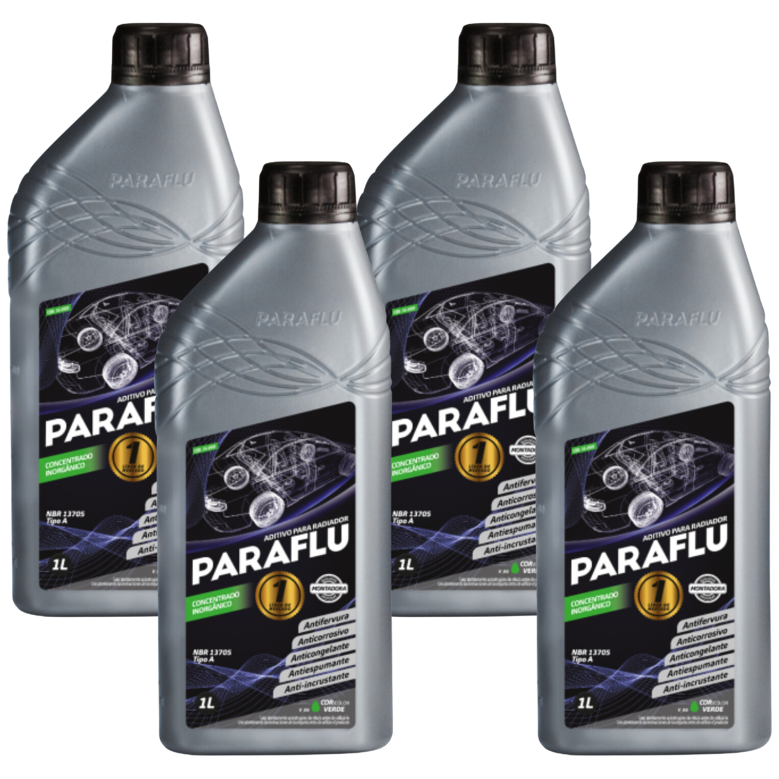 Aditivo 4L Concentrado Radiador Verde Paraflu Montadora Inorgânico