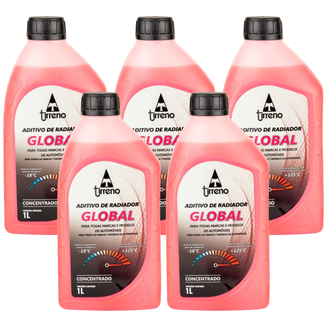 Aditivo 5L Concentrado Radiador Rosa Tirreno Global