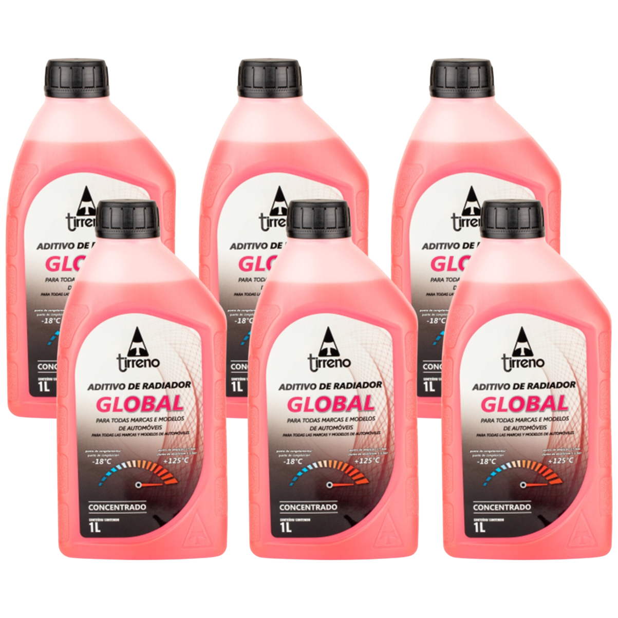 Aditivo 6L Concentrado Radiador Rosa Tirreno Global