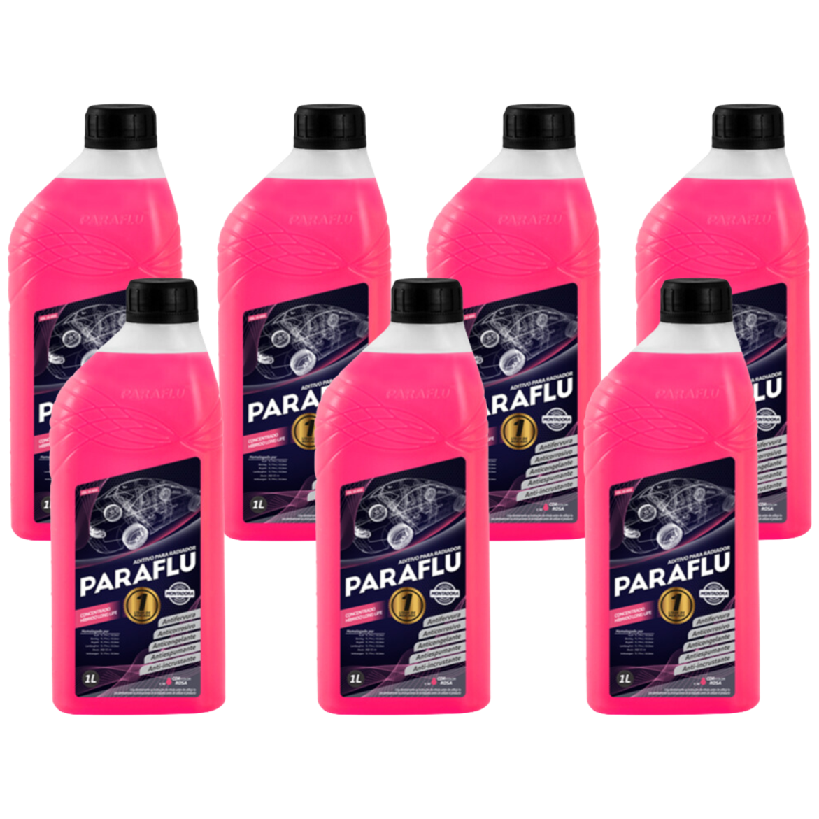 Aditivo 7L Concentrado Radiador Rosa Paraflu Montadora Híbrido 10-3056