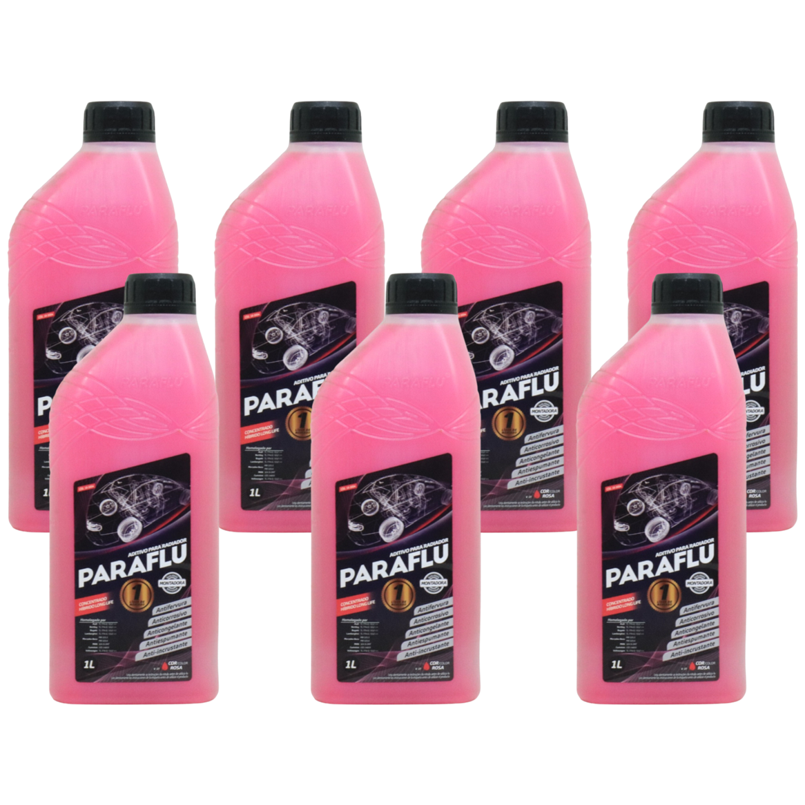 Aditivo 7L Concentrado Radiador Rosa Paraflu Montadora Híbrido 10-3054