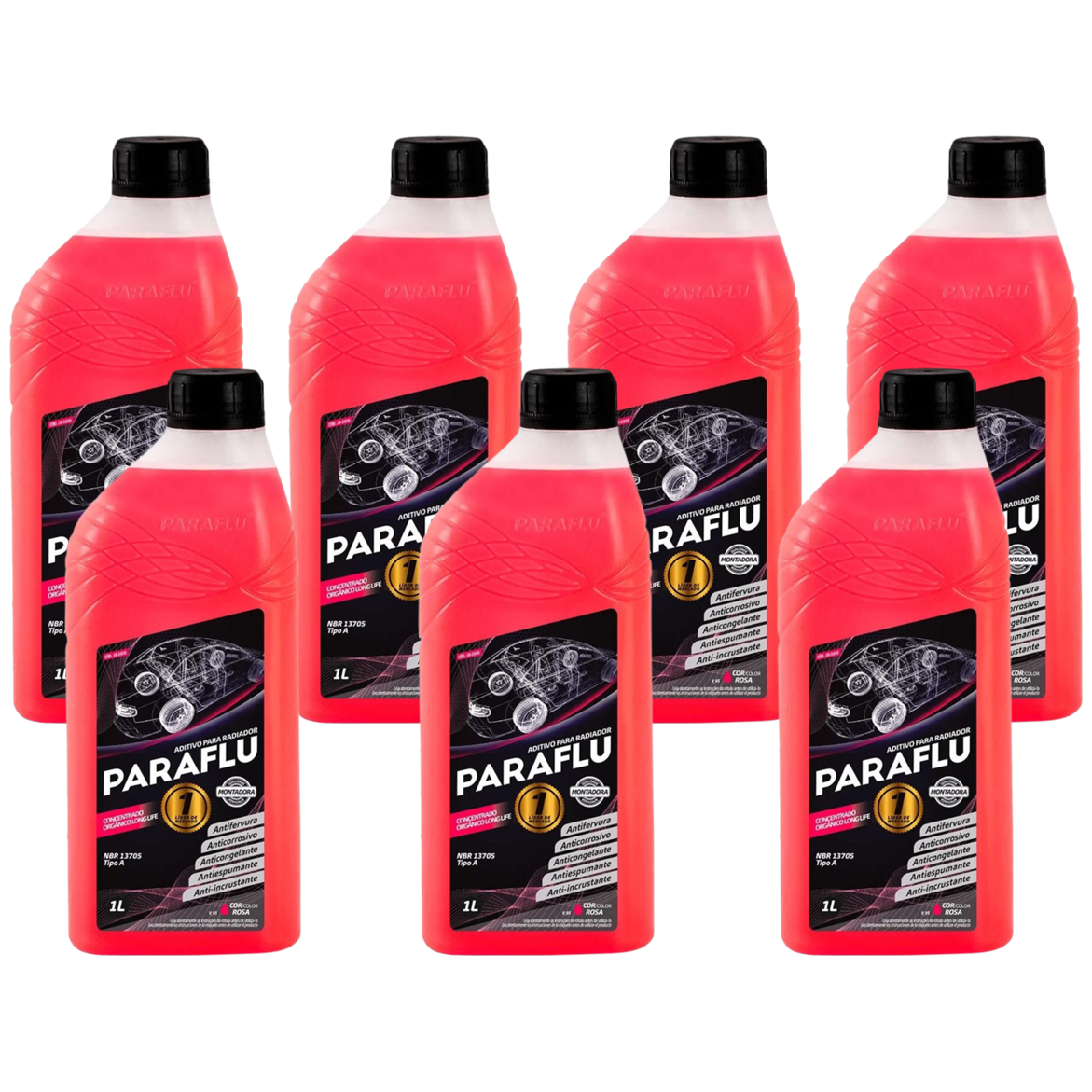 Aditivo 7L Concentrado Radiador Rosa Paraflu Montadora Orgânico