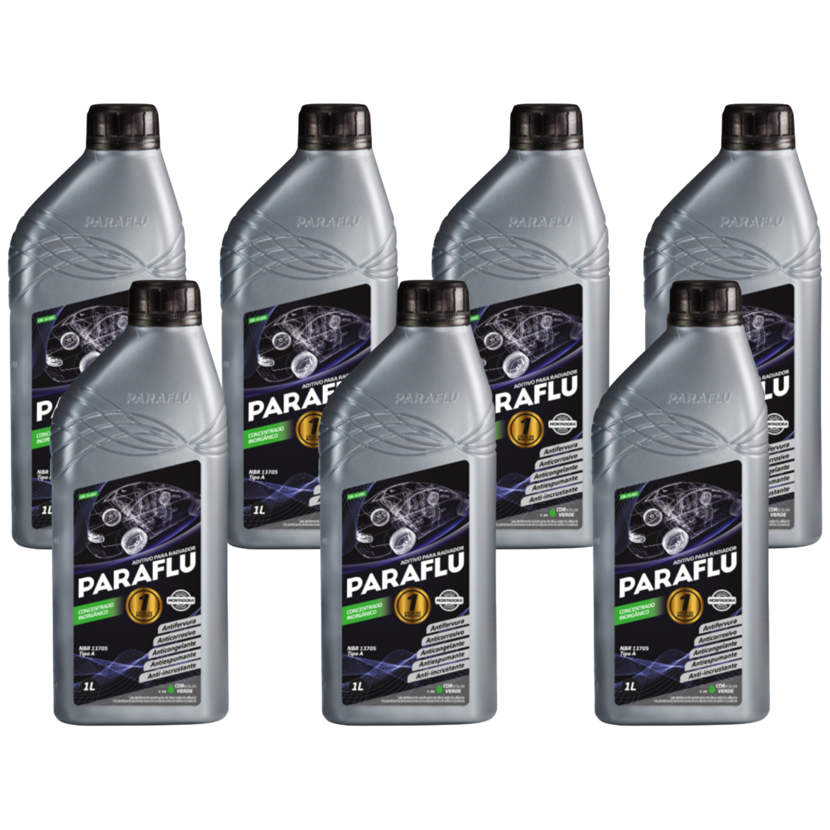 Aditivo 7L Concentrado Radiador Verde Paraflu Montadora Inorgânico