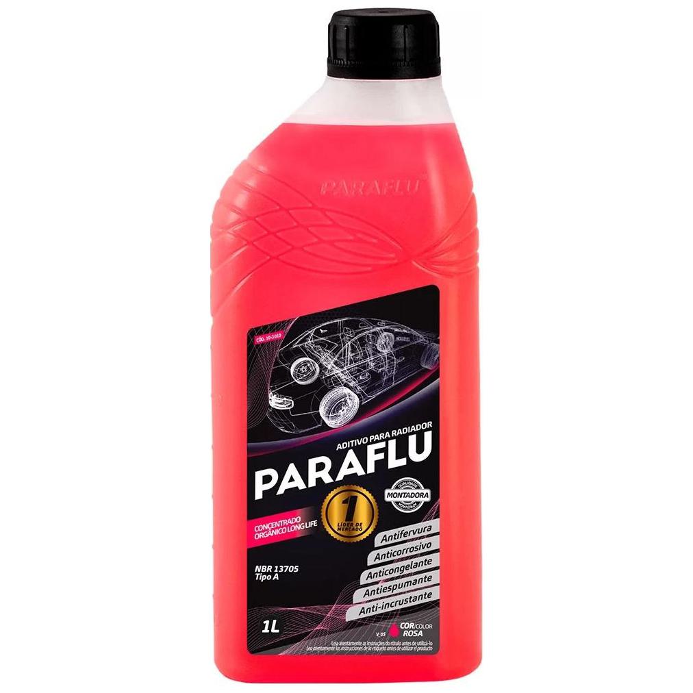 Aditivo para Radiador Rosa Paraflu Montadora Orgânico Concentrado 1 Litro - Paraflu - 10-3010