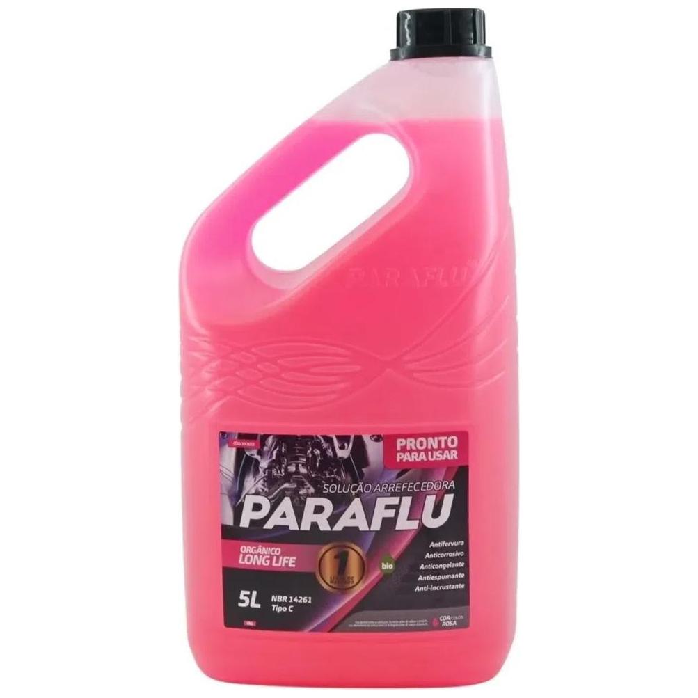 Aditivo para Radiador Rosa Bio Orgânico Pronto para Uso 5 Litros - Paraflu - 10-3022