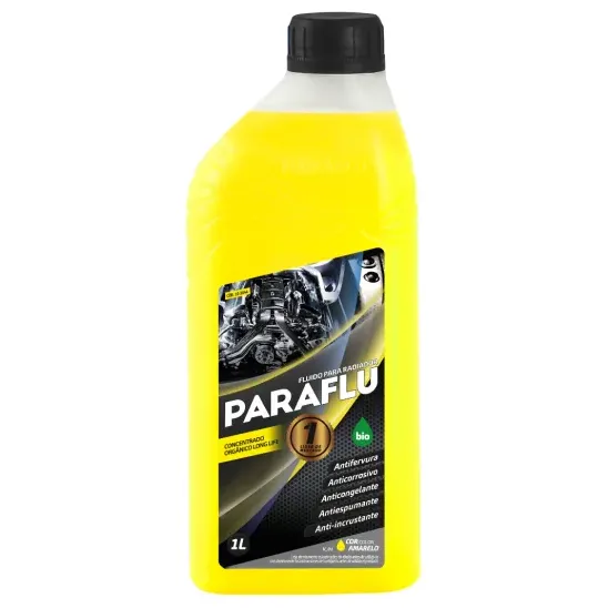 Aditivo para Radiador Amarelo Paraflu Bio Orgânico Concentrado 1 Litro - Paraflu - 10-3044