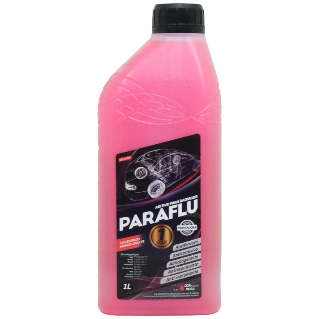 Aditivo para Radiador Rosa Paraflu Montadora Híbrido Concentrado 1 Litro - Paraflu - 10-3054