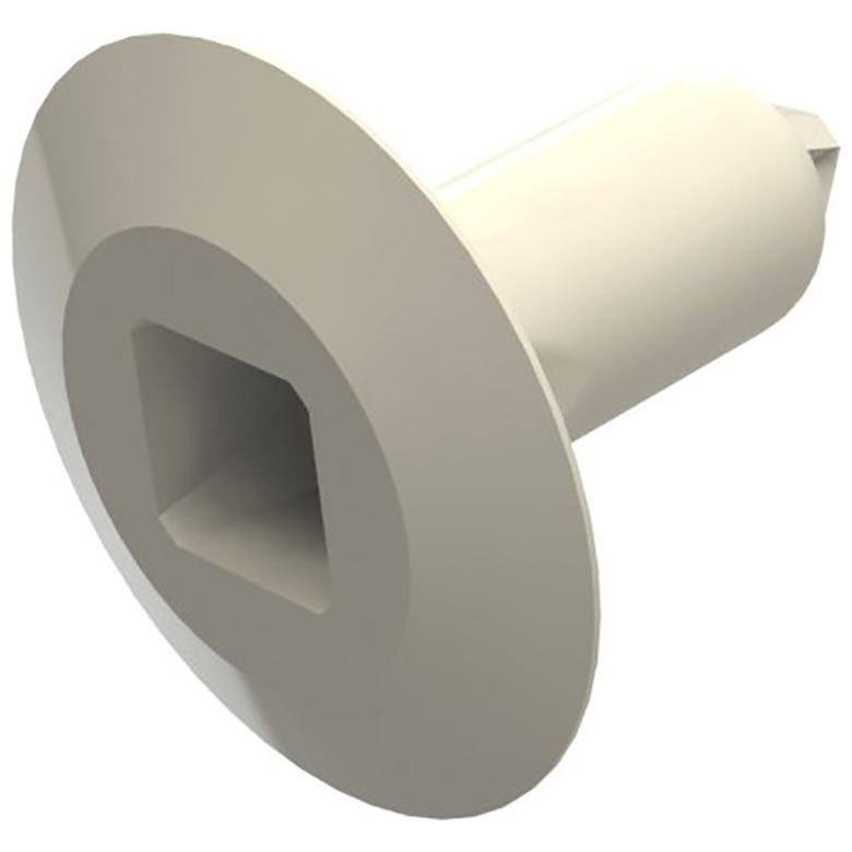 Kit 10 Bucha do Revestimento Lateral Branco - Universal - 94647