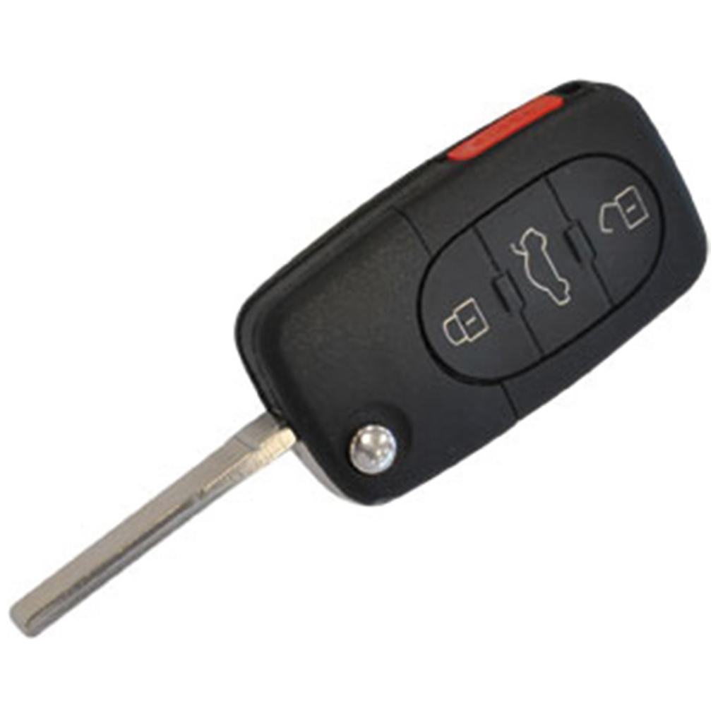 Chave Canivete Oca 3 Botões para Audi A3 - Universal Automotive - 22144