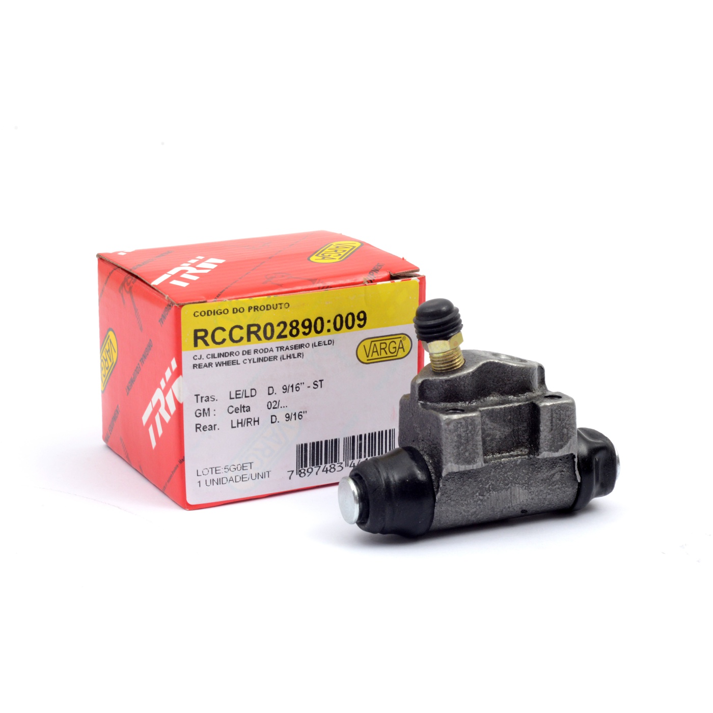 Cilindro de Roda para Chevrolet Celta e Prisma - TRW - RCCR02890