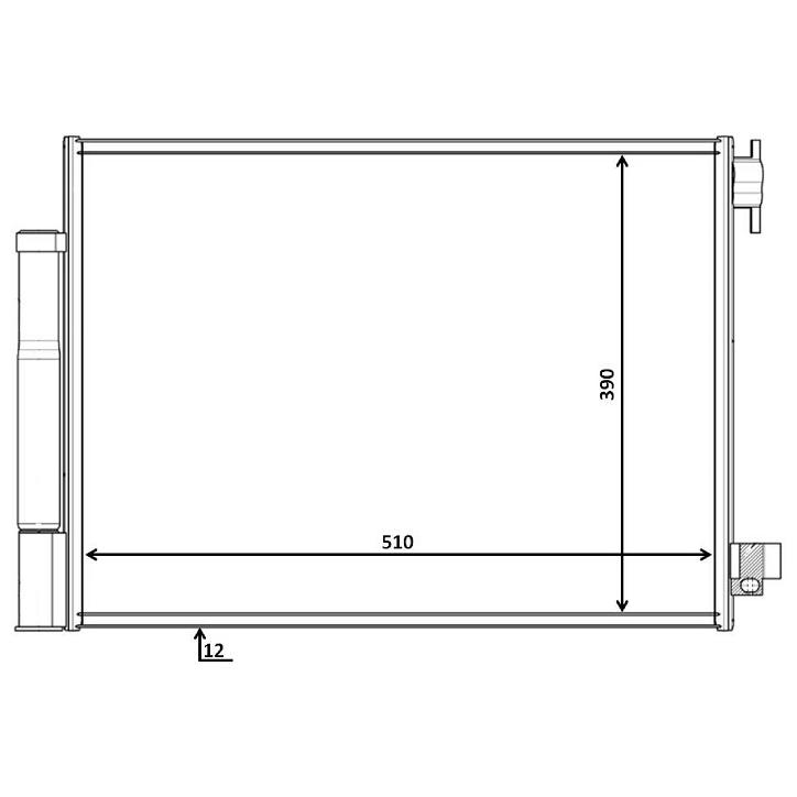 Condensador - Mahle Behr - AC 758 000P