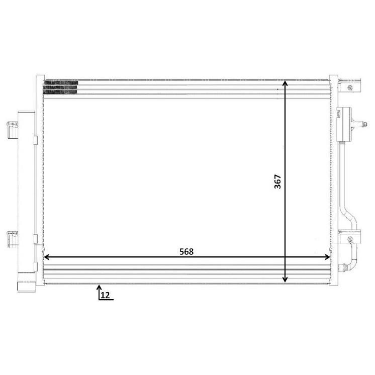 Condensador - Mahle Behr - AC 887 000P