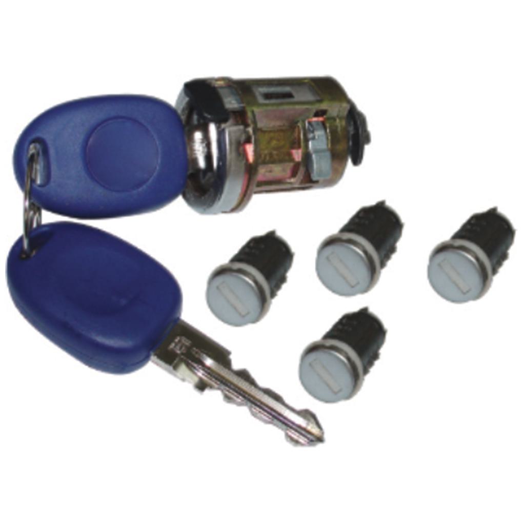 Conjunto de Cilindros com Chave para Fiat Brava - Universal Automotive - 70093