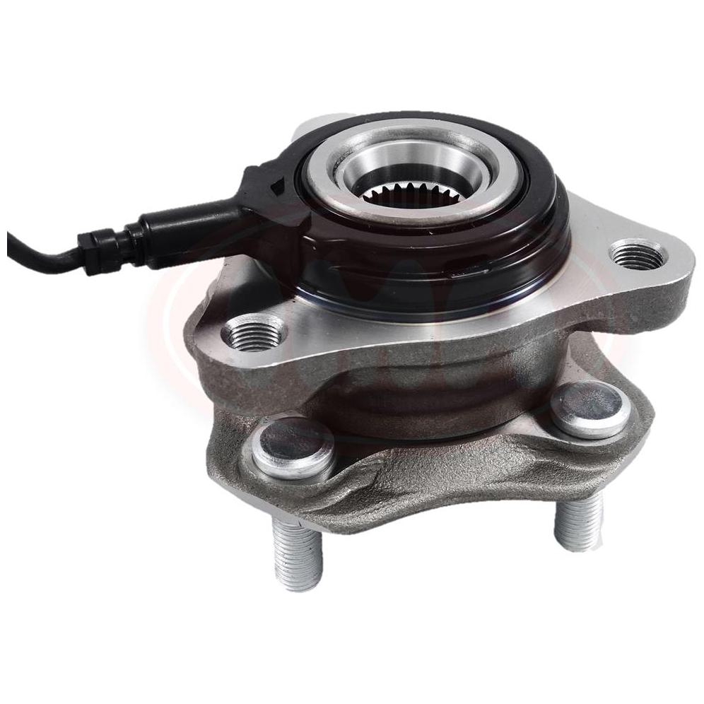 Cubo de Roda Dianteiro Esquerdo 4 Furos com Rolamento e ABS - IMA - AL-568
