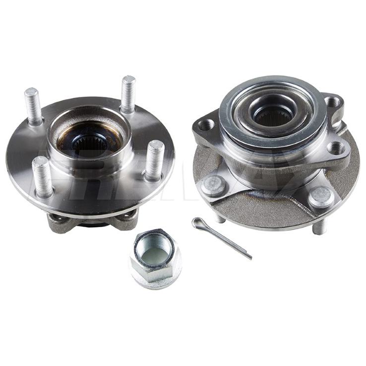 Cubo de Roda Dianteiro 4 Furos com Rolamento e ABS para Nissan Livina e Tiida - Fremax - FWB0758