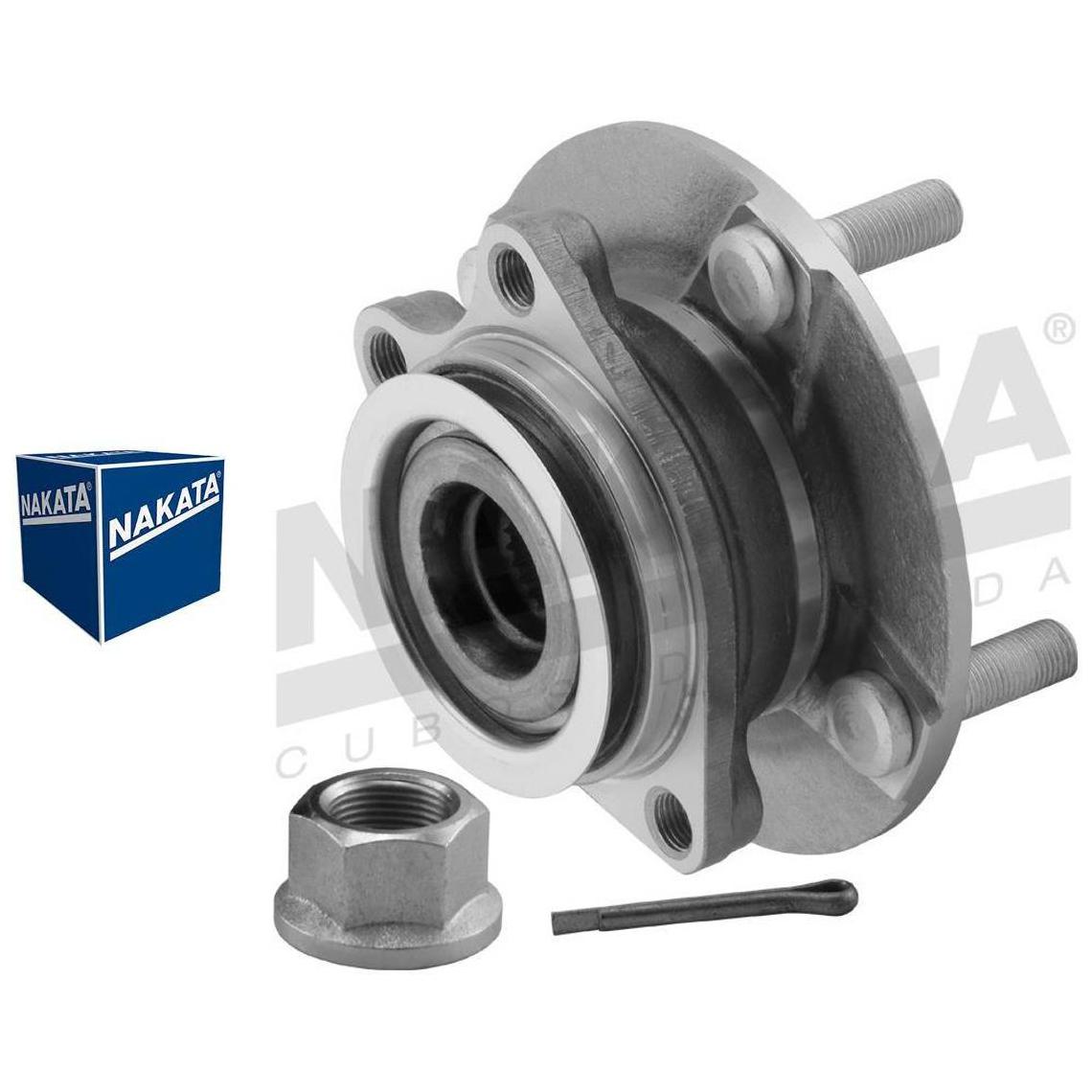 Cubo de Roda Dianteiro 25 Dentes para Nissan Livina e Tiida - Nakata - NKF 8148