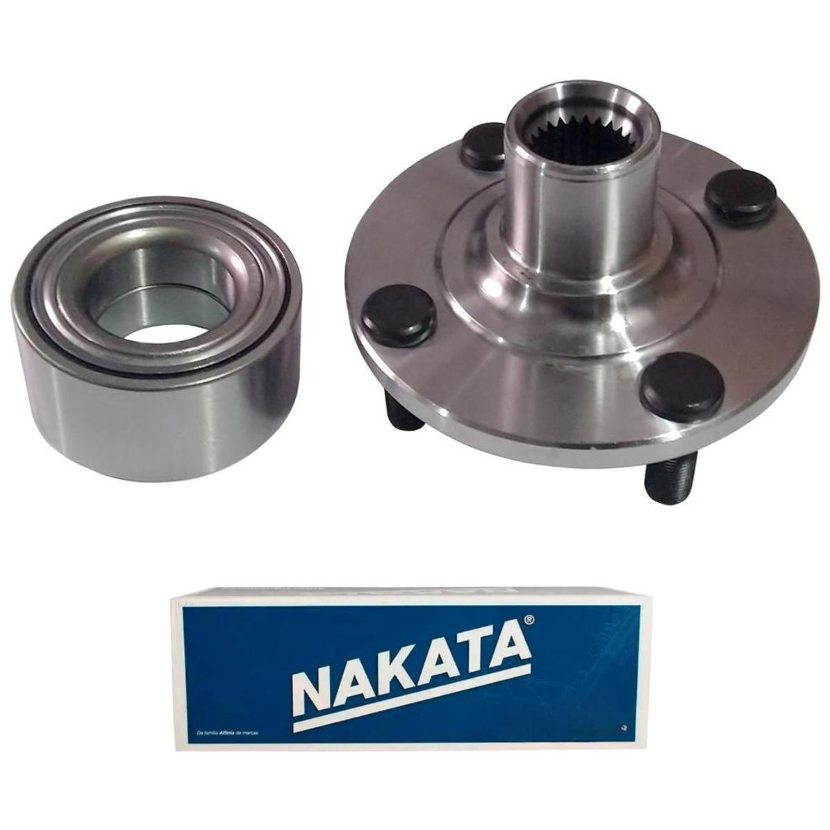 Cubo de Roda Dianteiro Direito ou Esquerdo 4 Furos 25 Dentes para Nissan March - Nakata - NKF 8209