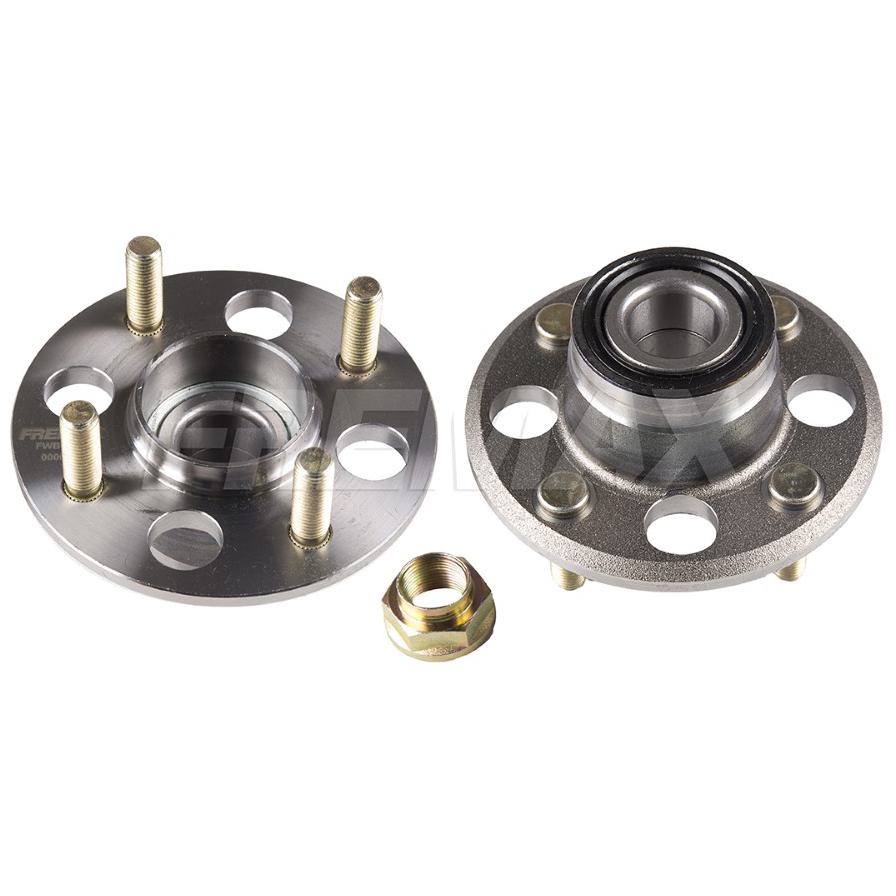 Cubo de Roda Traseiro Direito ou Esquerdo 4 Furos com Rolamento sem ABS para Honda Civic - Fremax - FWB0059