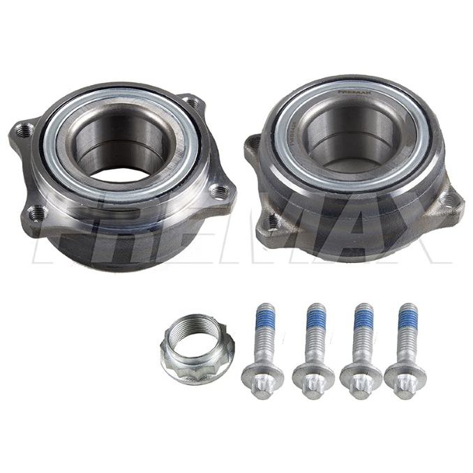 Cubo de Roda Traseiro Direito ou Esquerdo 4 Furos com Rolamento sem ABS - Fremax - FWB0426
