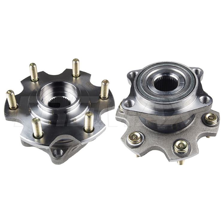 Cubo de Roda Traseiro Direito ou Esquerdo 6 Furos com Rolamento sem ABS para Mitsubishi Pajero Full - Fremax - FWB0749