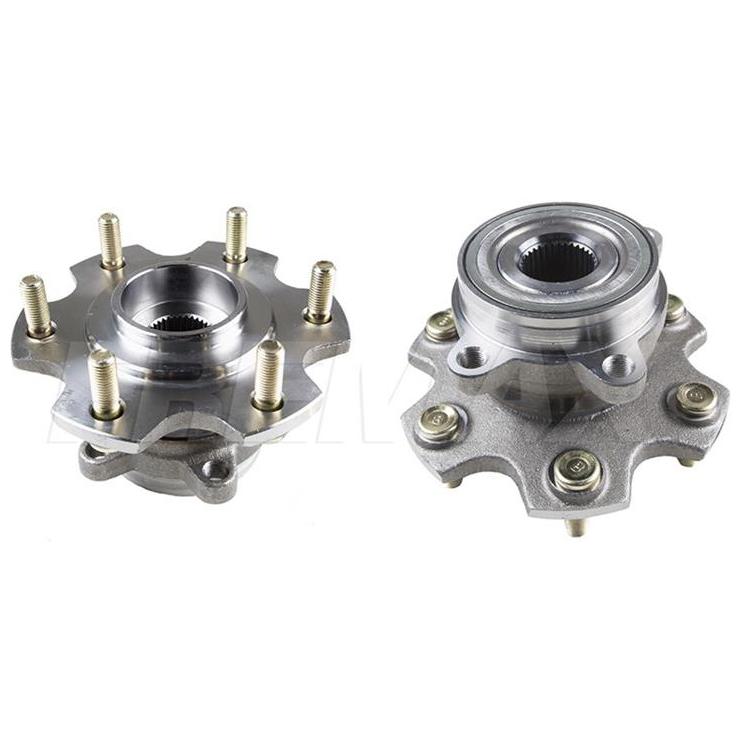 Cubo de Roda Traseiro 6 Furos com Rolamento sem ABS para Mitsubishi Pajero Full e Pajero Sport - Fremax - FWB0751