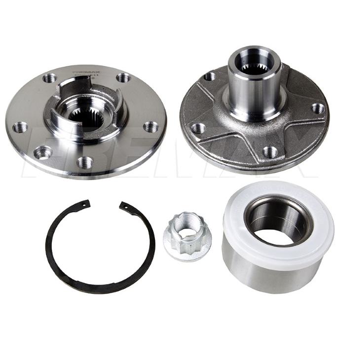 Cubo de Roda Traseiro Direito ou Esquerdo 5 Furos com Rolamento sem ABS para Audi Q7 - Fremax - FWB0811KT
