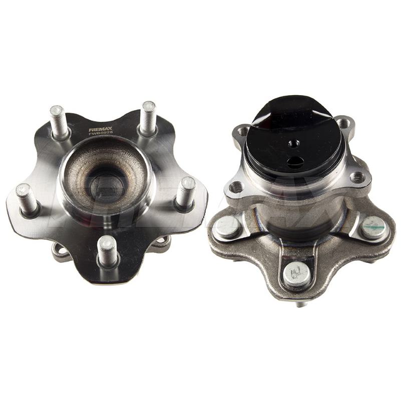 Cubo de Roda Traseiro Direito ou Esquerdo 5 Furos com Rolamento e ABS para Nissan Sentra - Fremax - FWB0928