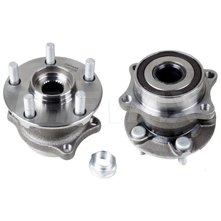 Cubo de Roda Traseiro 5 Furos com Rolamento e ABS para Subaru Impreza e Legacy - Fremax - FWB0939