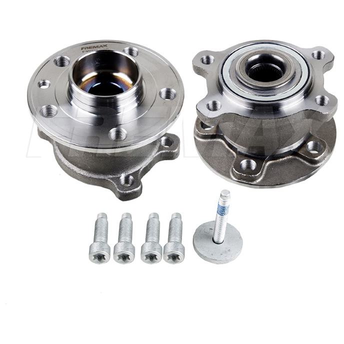 Cubo de Roda Traseiro Direito ou Esquerdo 5 Furos com Rolamento sem ABS para Volvo XC60 - Fremax - FWB0968