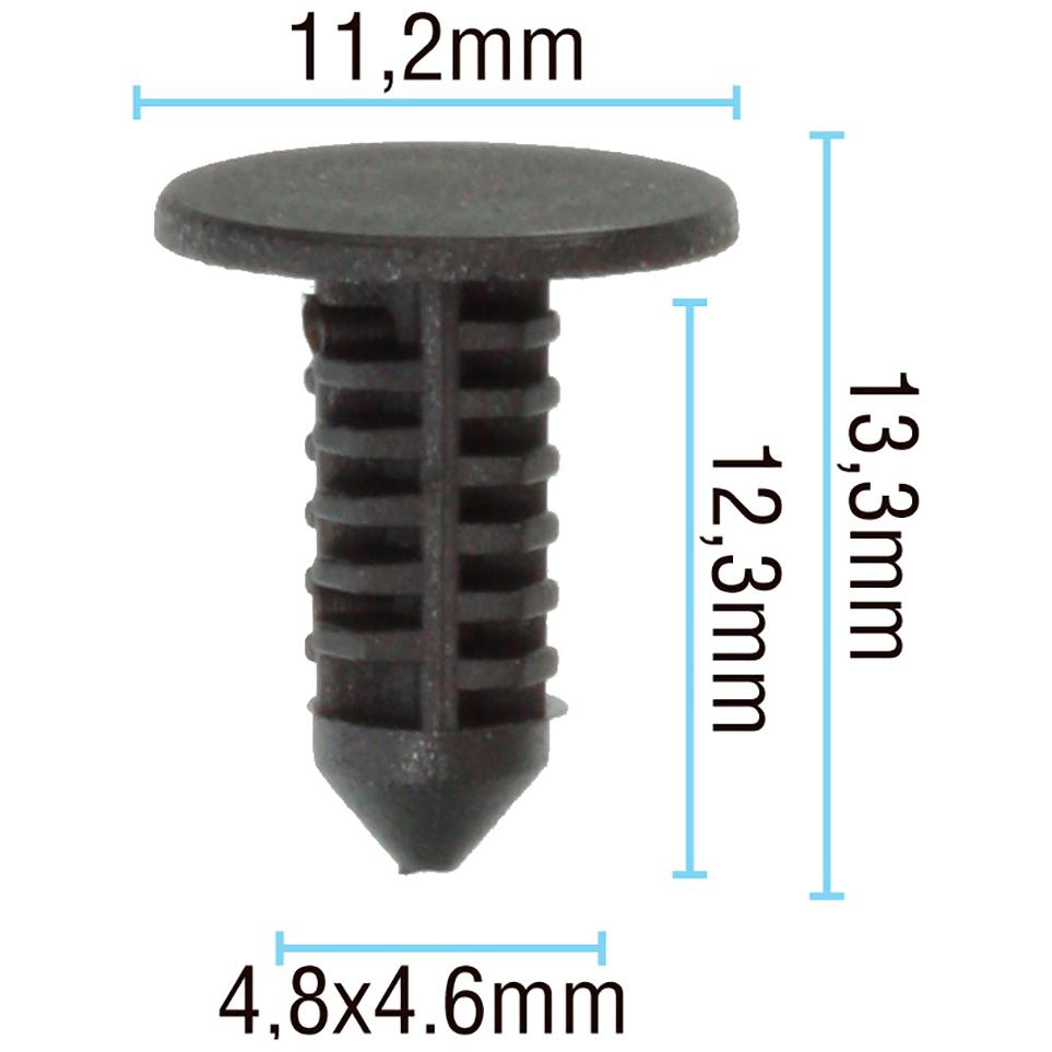 Kit 10 Grampo de Forração Diversos - Universal - 94938