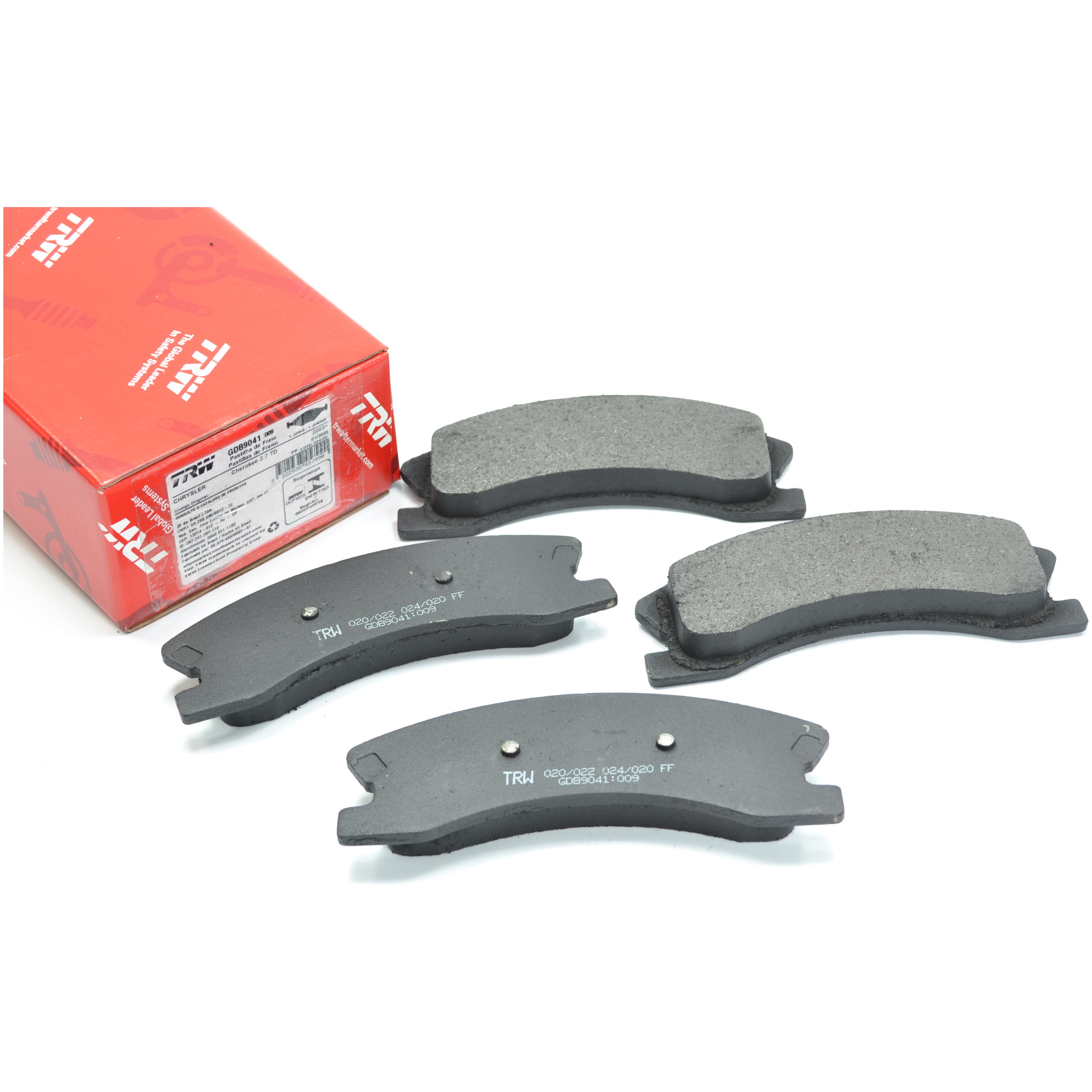 Jogo Pastilhas de Freio Dianteira para Jeep Grand Cherokee - TRW - GDB9041