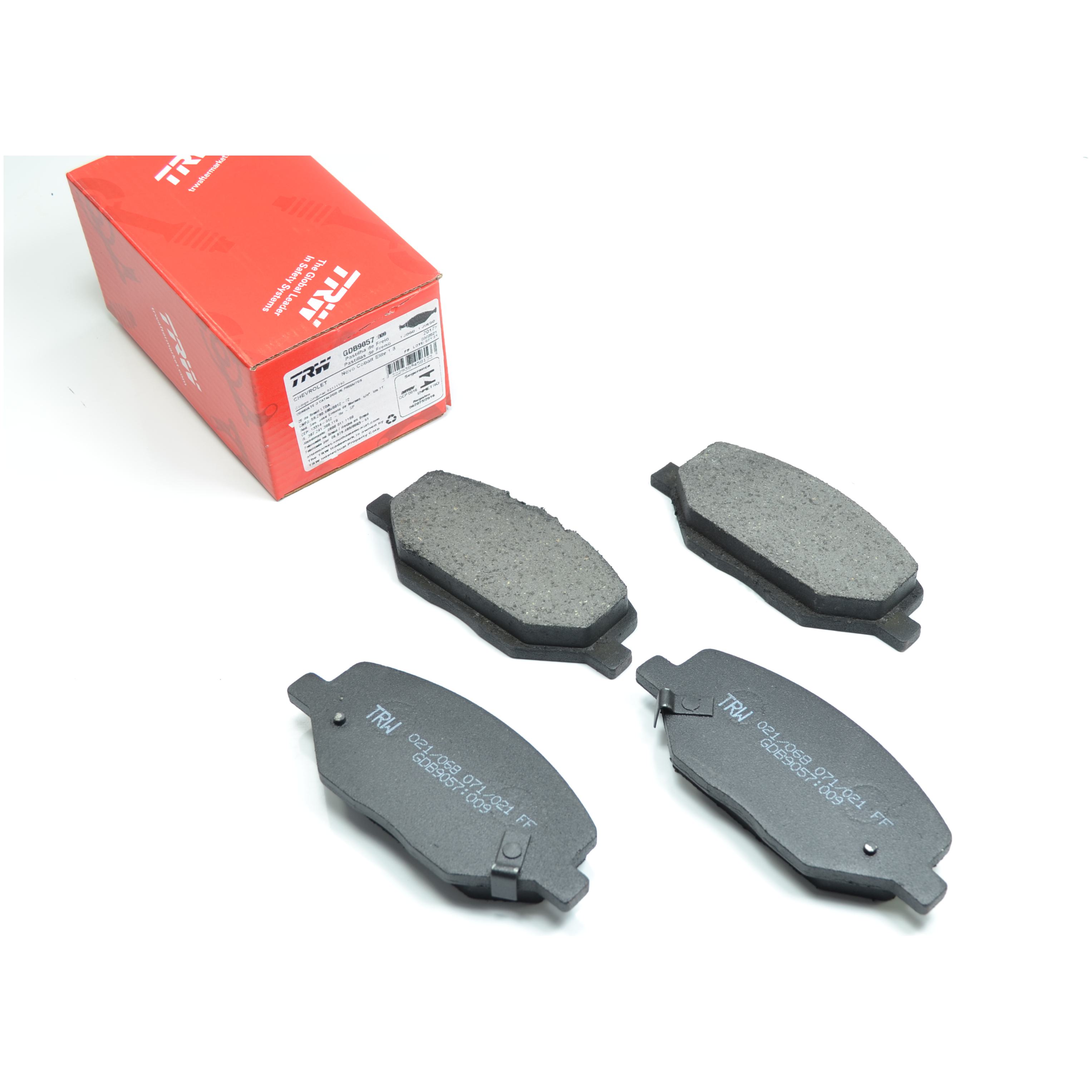 Jogo Pastilhas de Freio Dianteira para Chevrolet COBALT e Spin - TRW - GDB9057