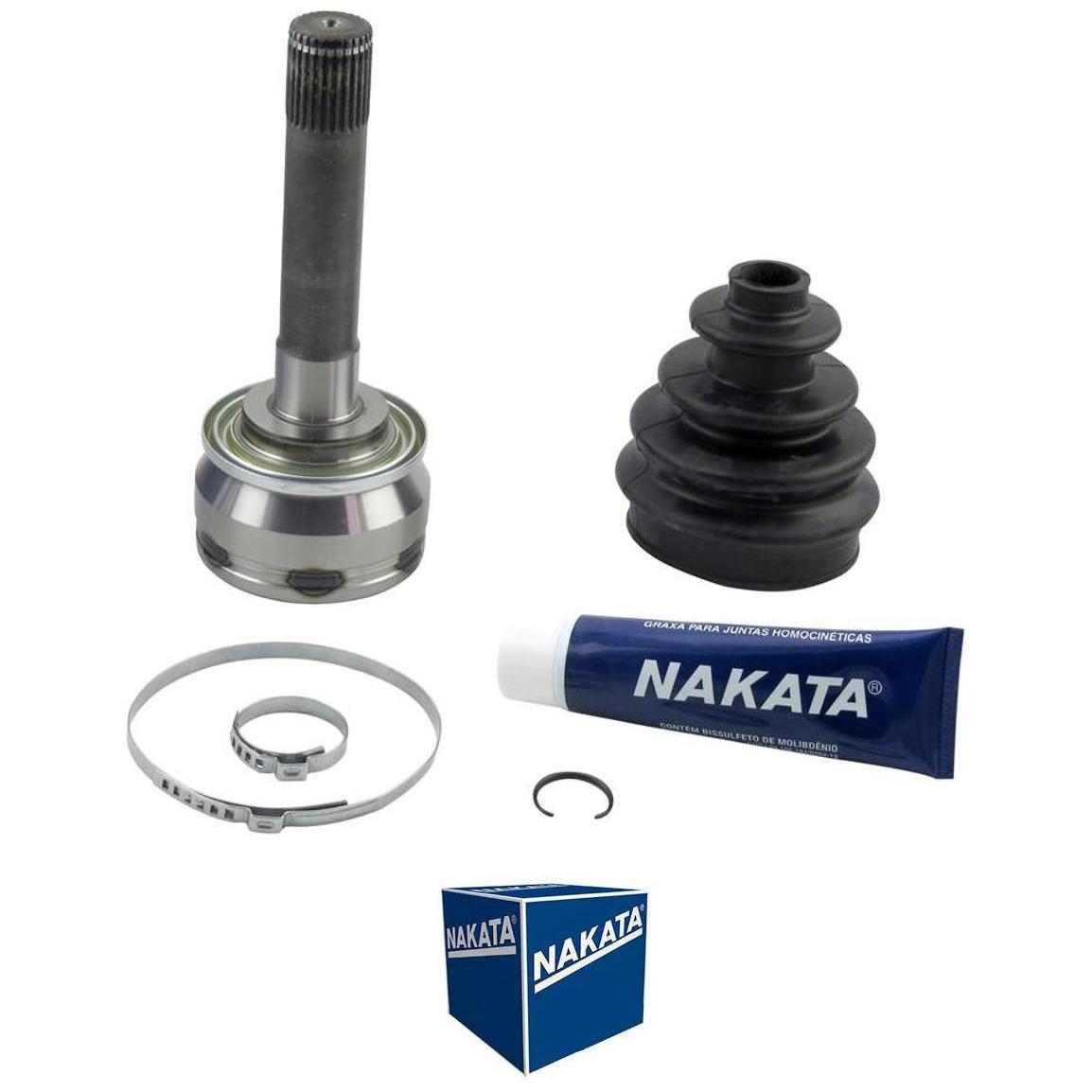 Junta Homocinética Dianteira Esquerda para Mitsubishi L200 e Pajero Sport - Nakata - NJH13-1123