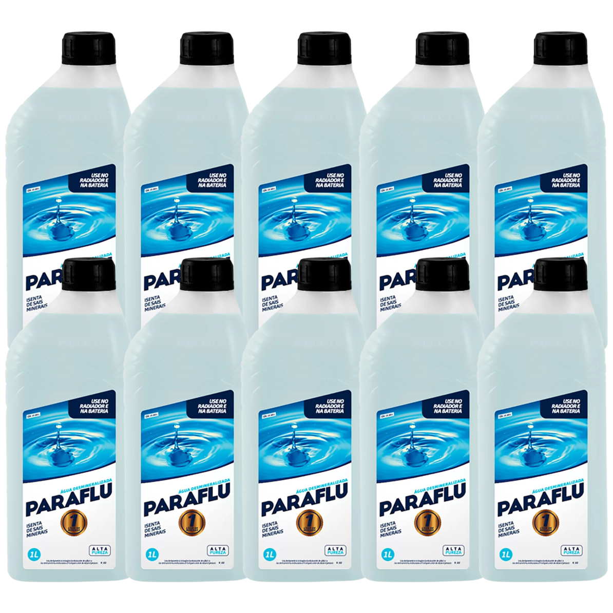 Kit 10 Litros Água Desmineralizada - Paraflu - 10-3031