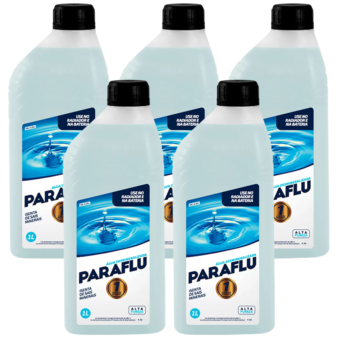 Kit 5 Litros Água Desmineralizada - Paraflu - 10-3031