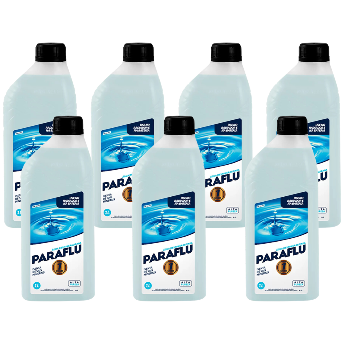 Kit 7 Litros Água Desmineralizada - Paraflu - 10-3031
