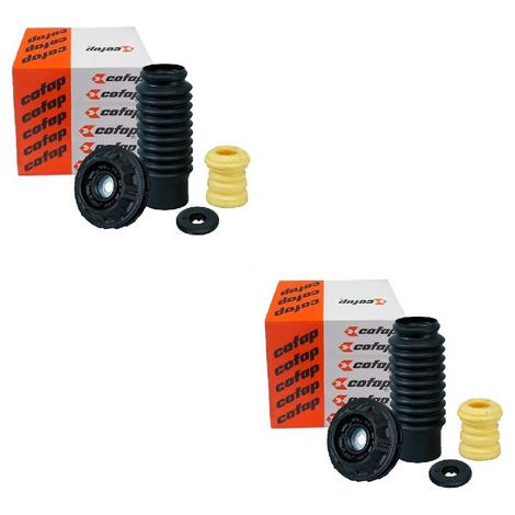 Par Kit do Amortecedor Rolamento Batente Coifa Coxim Dianteiro - Cofap - Tkc22000