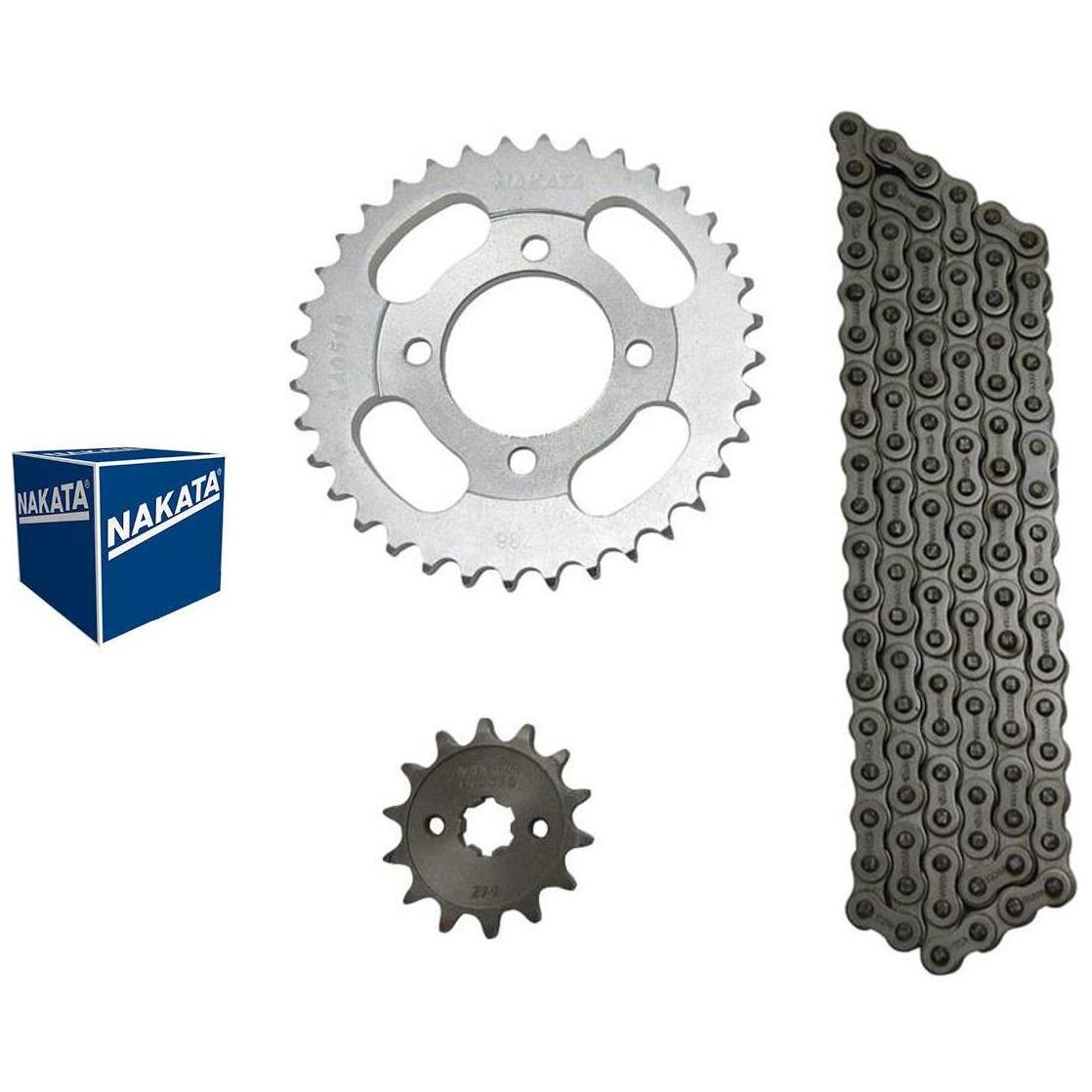 Kit da Coroa e Pinhão 36 14mm para Sundown WEB 100 - Nakata - TM10505