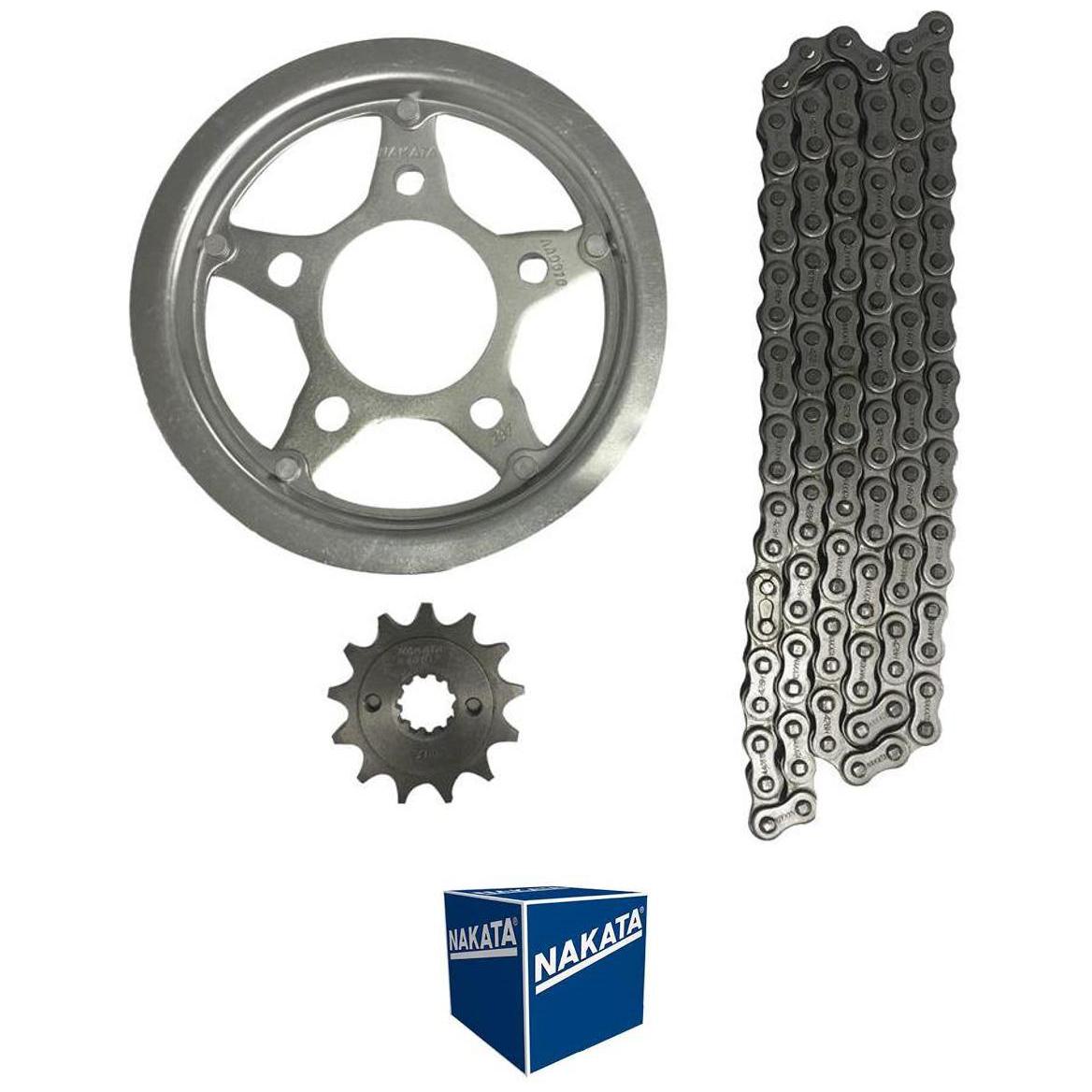 Kit da Coroa e Pinhão para Honda CBX 250 Twister - Nakata - TM10140