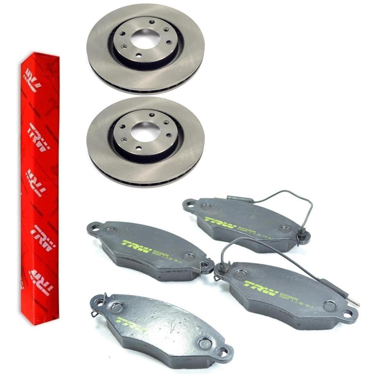 Kit Disco e Pastilha Dianteiro - TRW - RCDI02800 - RCPT08290