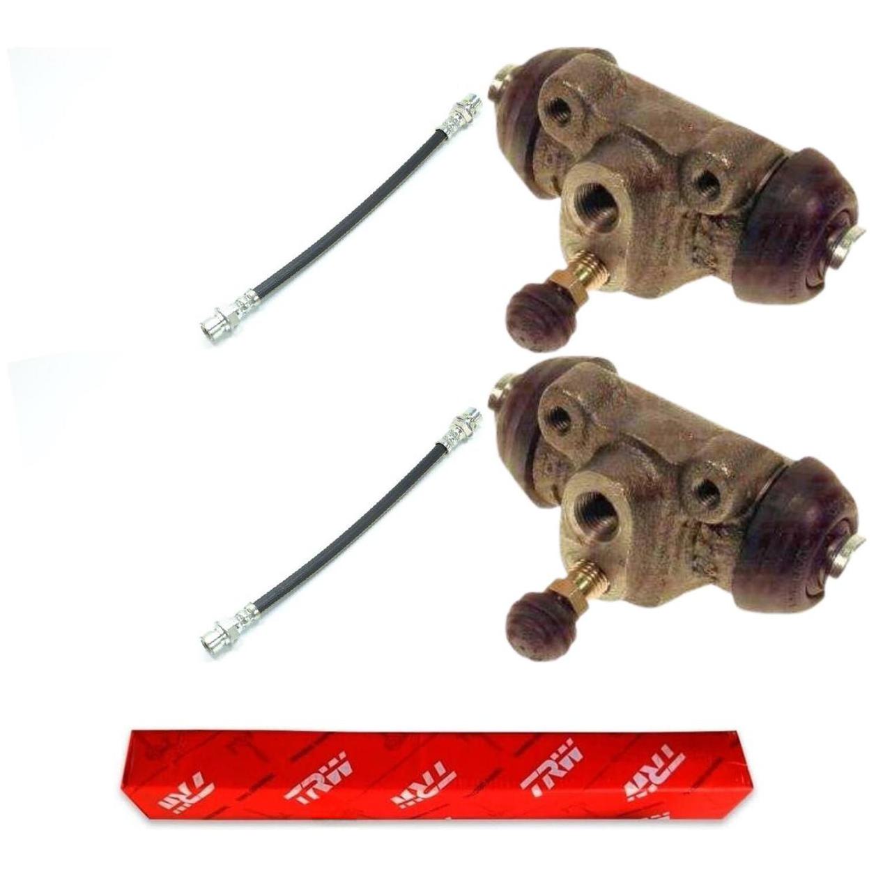 Kit Freio Traseiro Cilindro de Roda e Flexível - TRW - RCCR27746 - RPFX00600