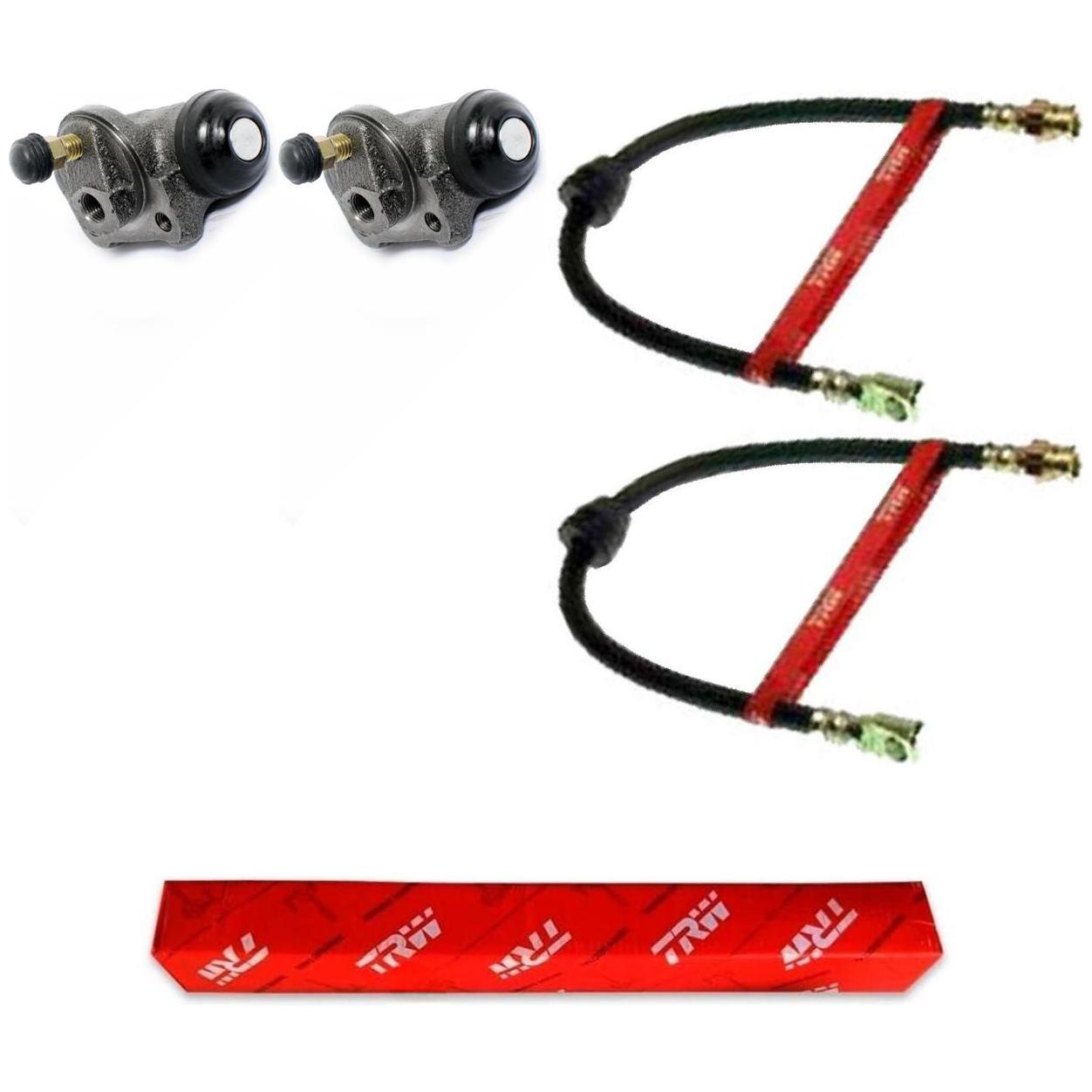 Kit Freio Traseiro Cilindro de Roda e Flexível - TRW - RCCR02120 - RPFX00090