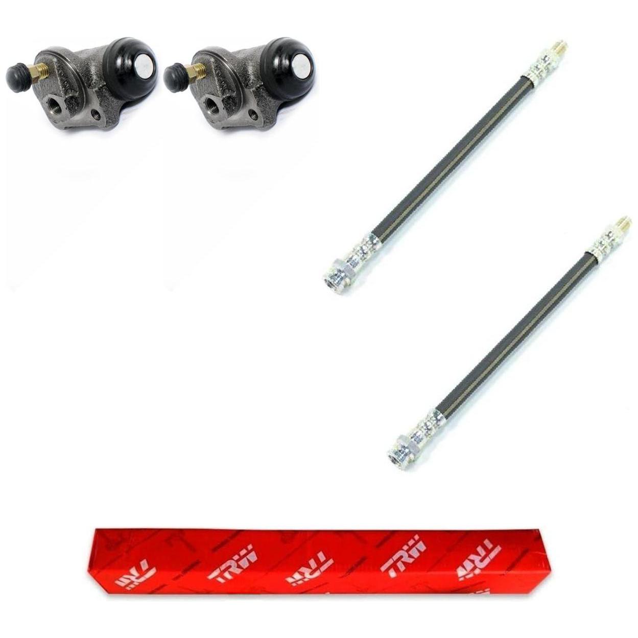 Kit Freio Traseiro Cilindro de Roda e Flexível - TRW - RCCR02120 - RPFX02730