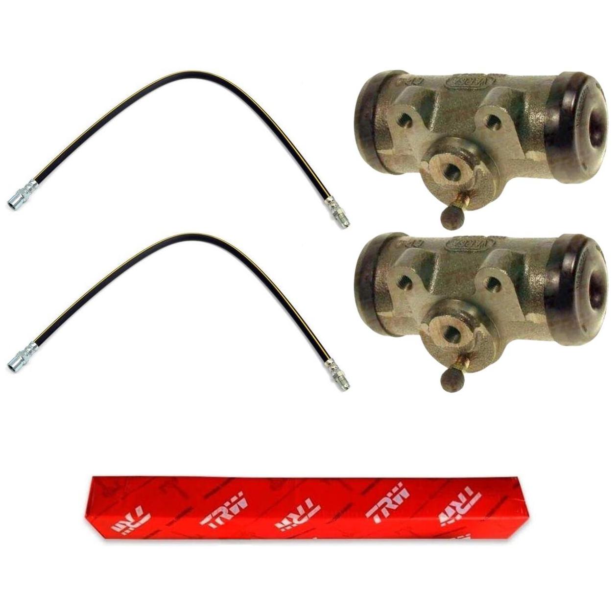 Kit Freio Traseiro Cilindro de Roda e Flexível - TRW - RCCR23244 - RPFX01110