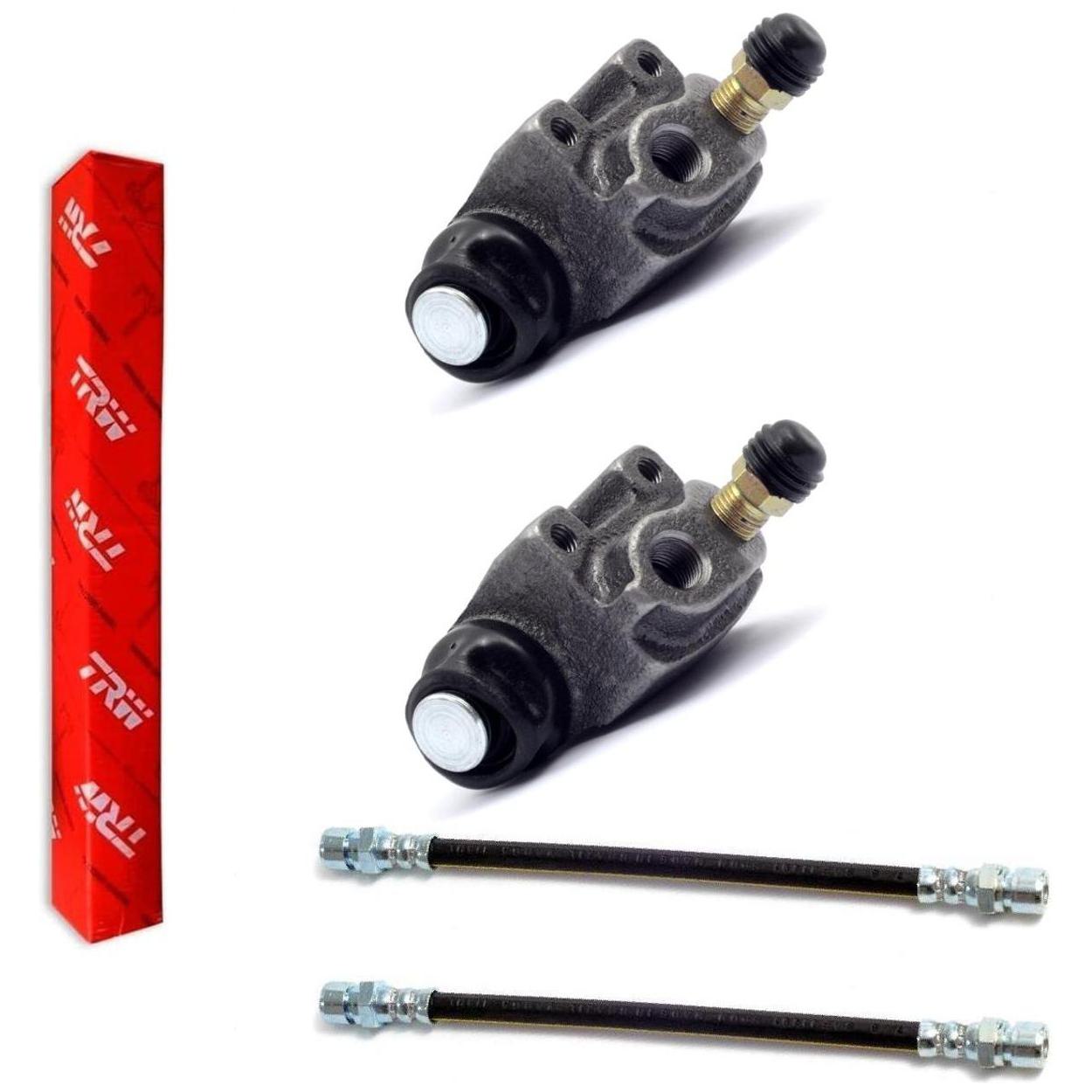 Kit Freio Traseiro Cilindro de Roda e Flexível - TRW - RCCR02890 - RPFX06480