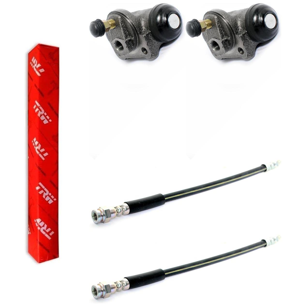 Kit Freio Traseiro Cilindro de Roda e Flexível - TRW - RCCR02120 - RPFX06140