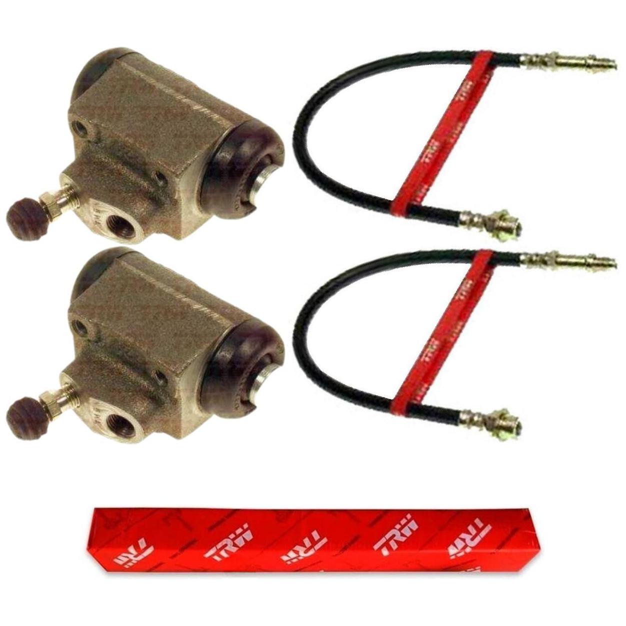 Kit Freio Traseiro Cilindro de Roda e Flexível - TRW - RCCR00521 - RPFX00560