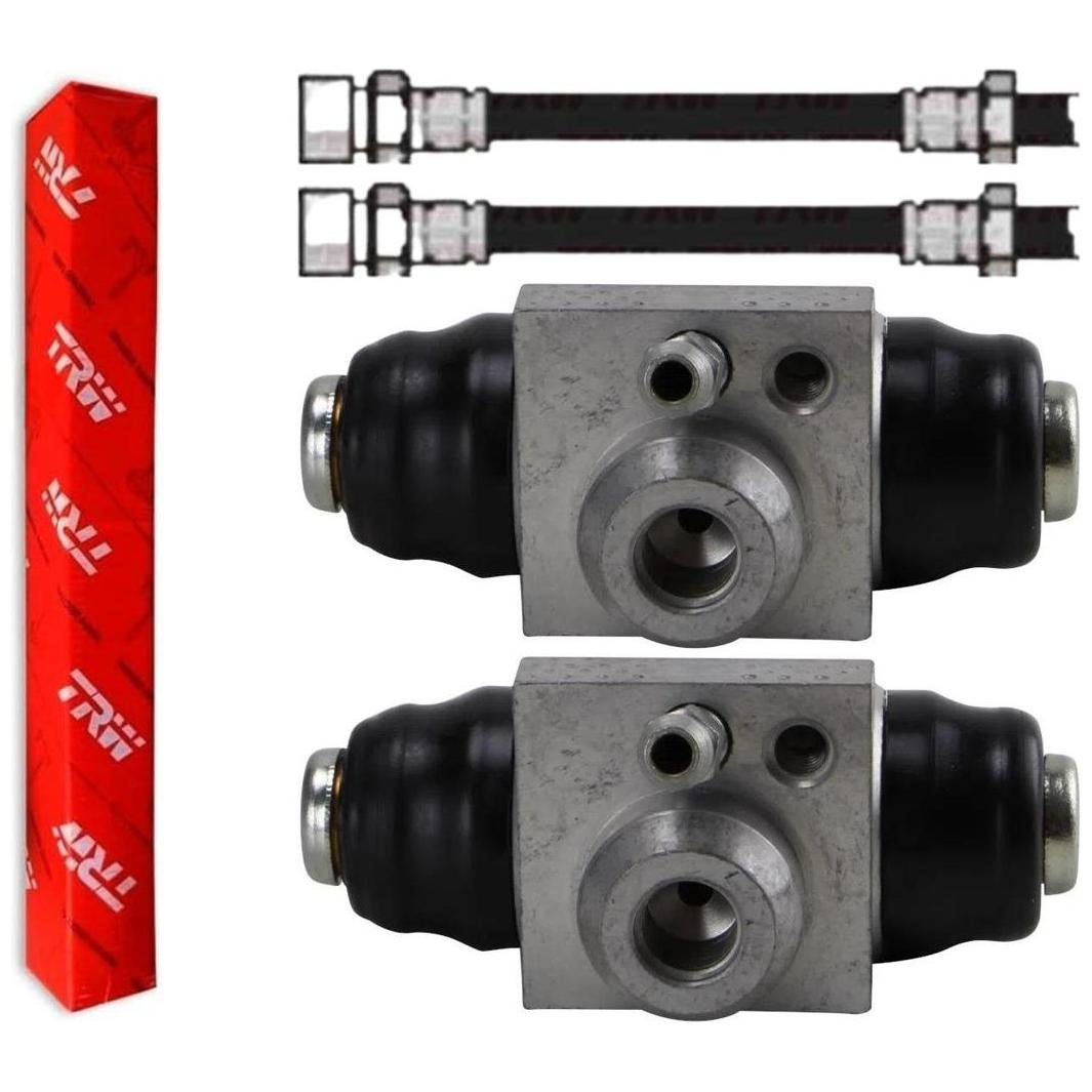 Kit Freio Traseiro Cilindro de Roda e Flexível - TRW - RCCR02930 - RPFX01420