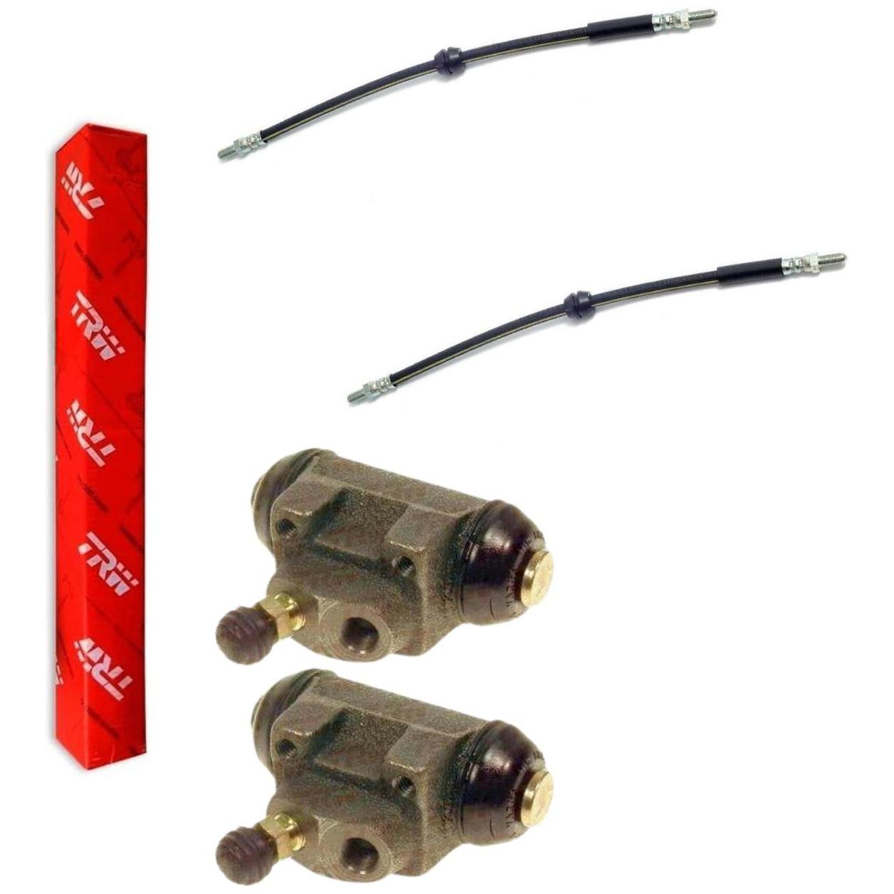 Kit Freio Traseiro Cilindro de Roda e Flexível - TRW - RCCR01910 - RPFX00260