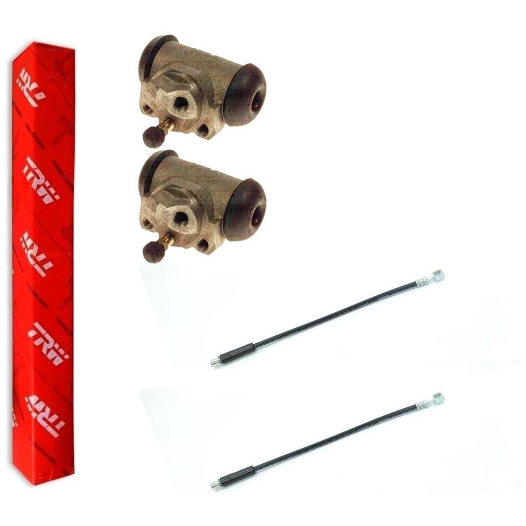 Kit Freio Traseiro Cilindro de Roda e Flexível - TRW - RCCR01420 - RPFX00770